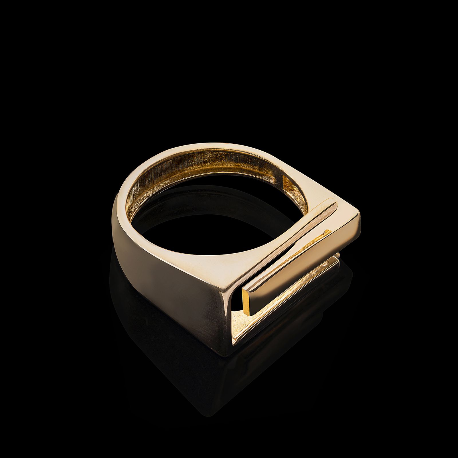 انگشتر طلا 18 عیار زنانه جواهری سون مدل 3347 -  - 2