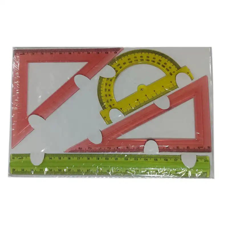 ست خط کش کد 1 مجموعه 4 عددی