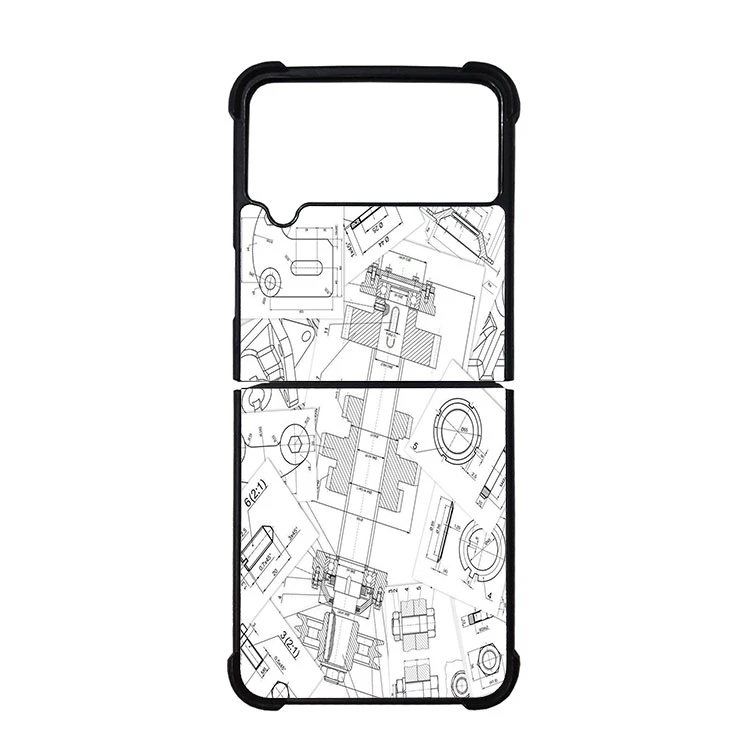 کاور قاب گارد هوم طرح نقشه مناسب برای گوشی موبایل سامسونگ galaxy z flip 4