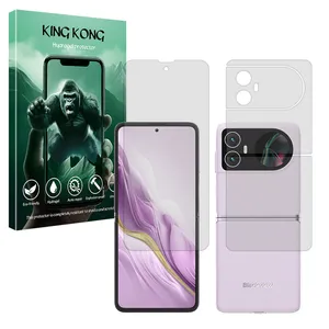 King Kong Tough model transparent screen protector suitable for Blackview Hero 10 mobile phone along with the back protector