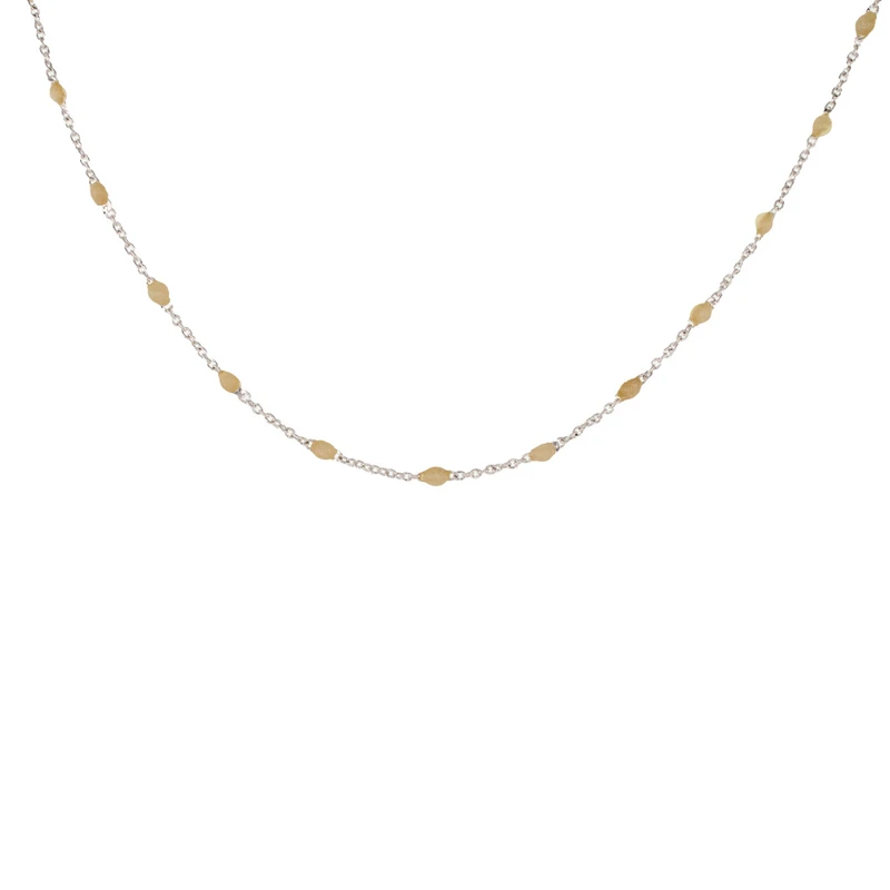 گردنبند زنانه برانت طرح شبتاب دایره ساده