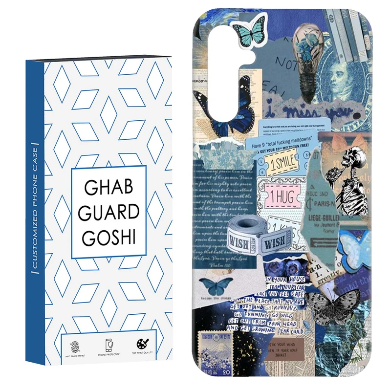 کاور قاب گارد گوشی طرح پروانه کد Dimo-545 مناسب برای گوشی موبایل سامسونگ Galaxy A14