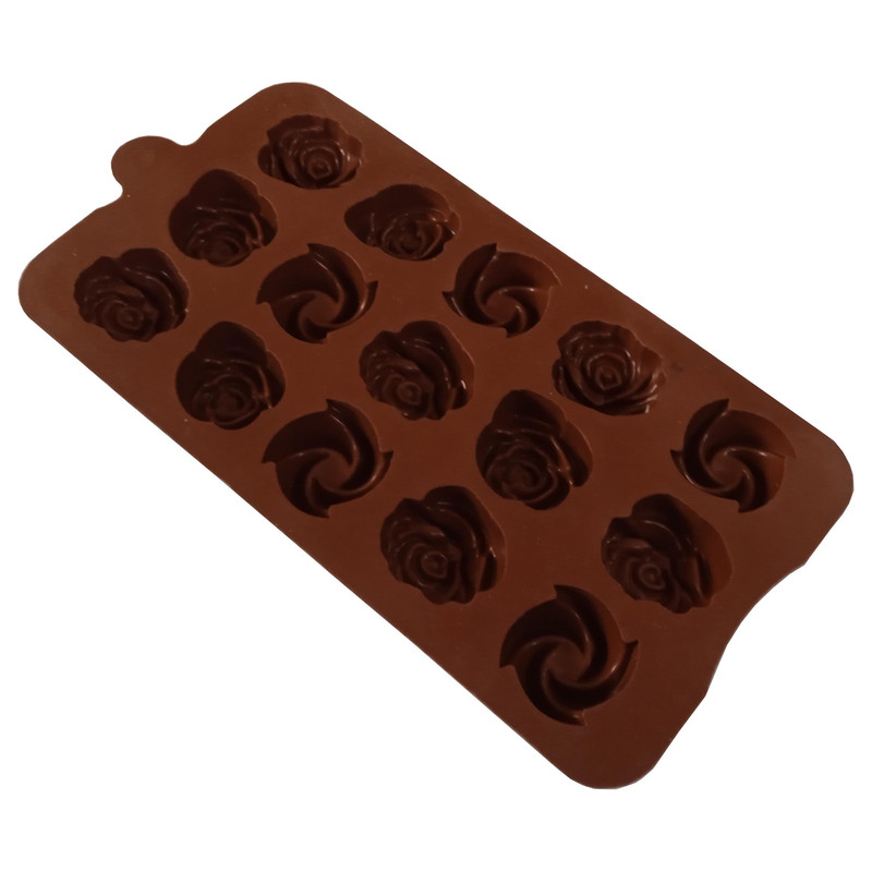 قالب شمع مدل گل چرخان