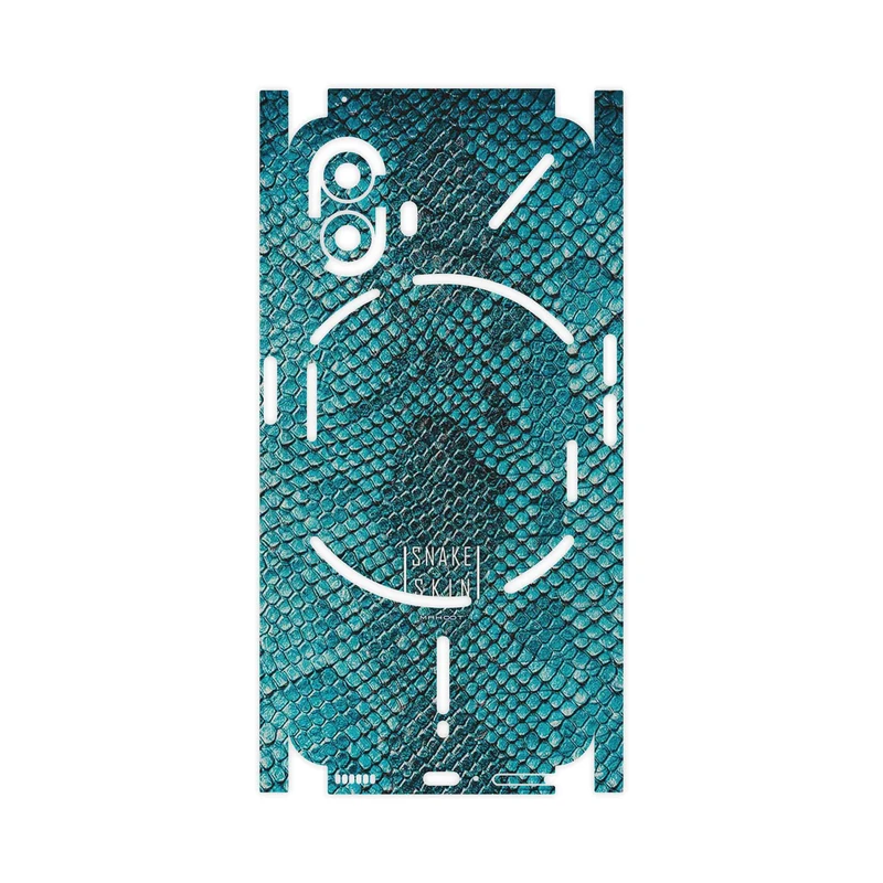 برچسب پوششی ماهوت مدل Blue Snake Skin-FullSkin مناسب برای گوشی موبایل ناتینگ Phone 2