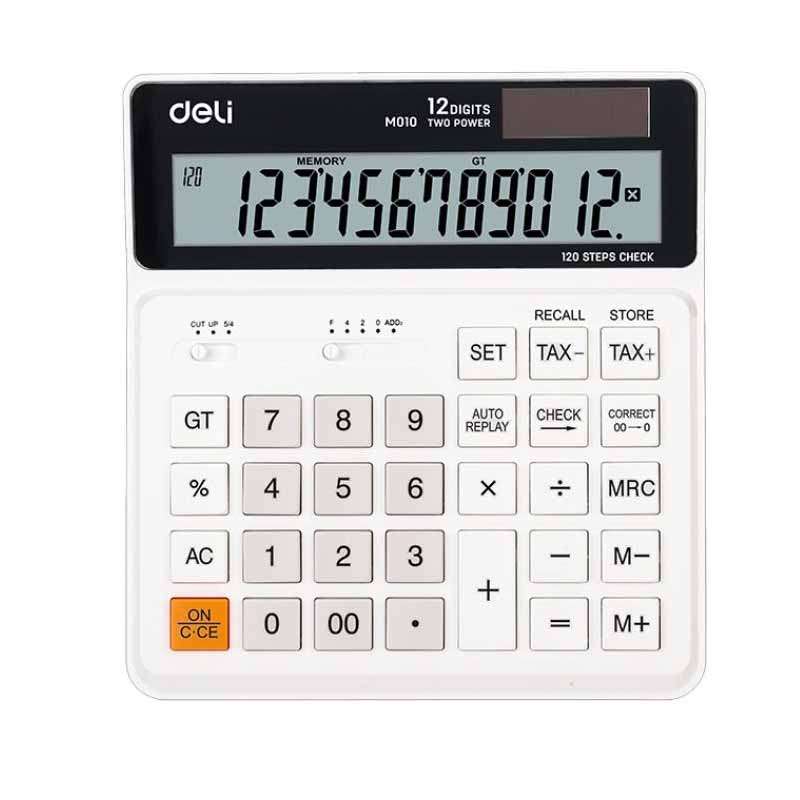 ماشین حساب دلی مدل EM01010 کد 145270 ماشین حساب دلی مدل EM01010 کد 145270
