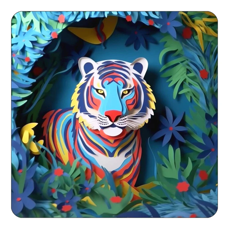 مگنت کاکتی طرح حیوانات رنگی مدل mp25472