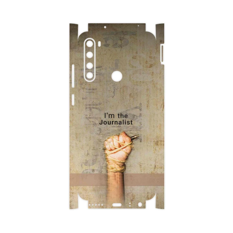 برچسب پوششی ماهوت مدل Journalist-FullSkin مناسب برای گوشی موبایل شیائومی Redmi Note 8 2021