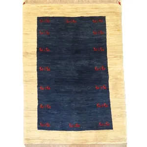 گبه دستبافت یک و نیم متری طرح چراگاه آبی