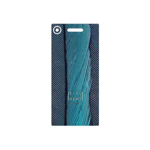 MAHOOT Turquoise feathers Cover Sticker for Sony Xperia XZ1