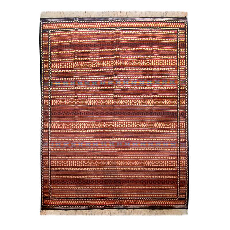 گلیم دستباف سه و نیم متری طرح سراسر مدل AA36