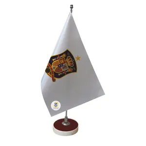 پرچم رومیزی جاویدان تندیس پرگاس مدل تیم اسپانیا کد 2