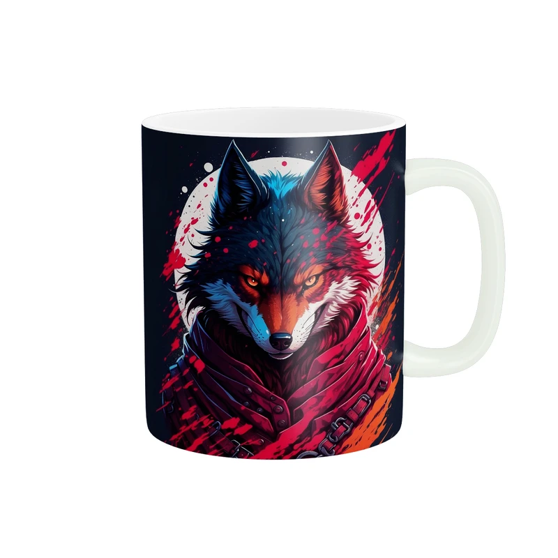 ماگ پاد آفرین طرح گرگ فانتزی کد 1358