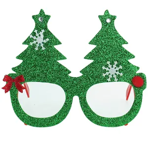 عینک تزئینی طرح کاج کریسمس