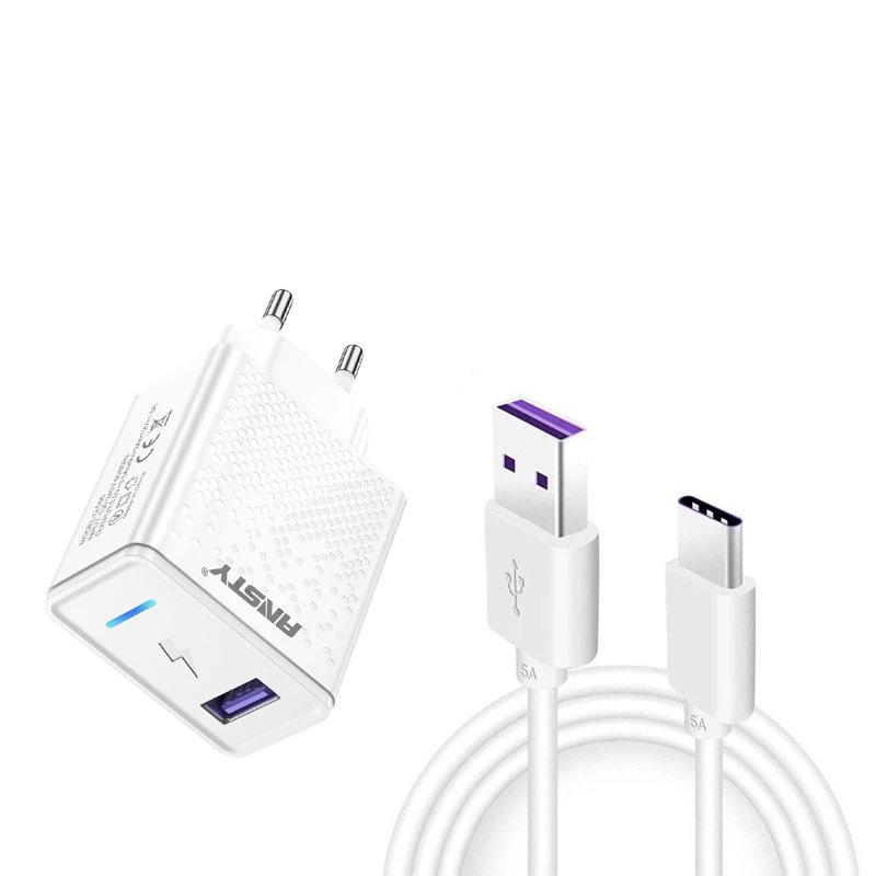 شارژر دیواری 25 وات انستی مدل A15 به همراه کابل تبدیل USB-C 