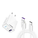 شارژر دیواری 25 وات انستی مدل A15 به همراه کابل تبدیل USB-C