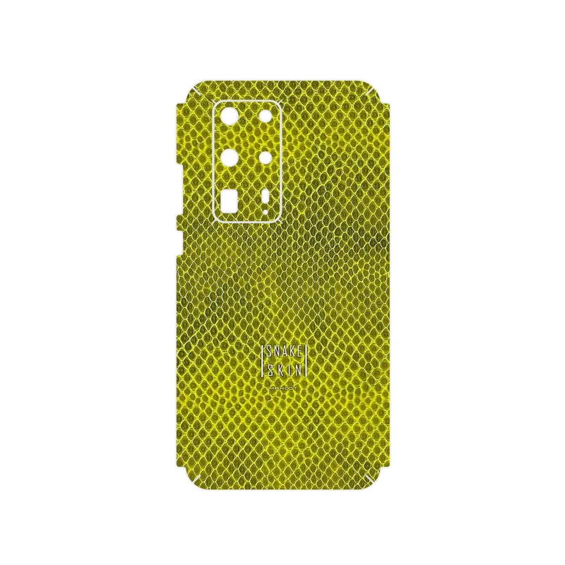 برچسب پوششی ماهوت مدل Yellow Snake Skin مناسب برای گوشی موبایل هوآوی P40 Pro Plus
