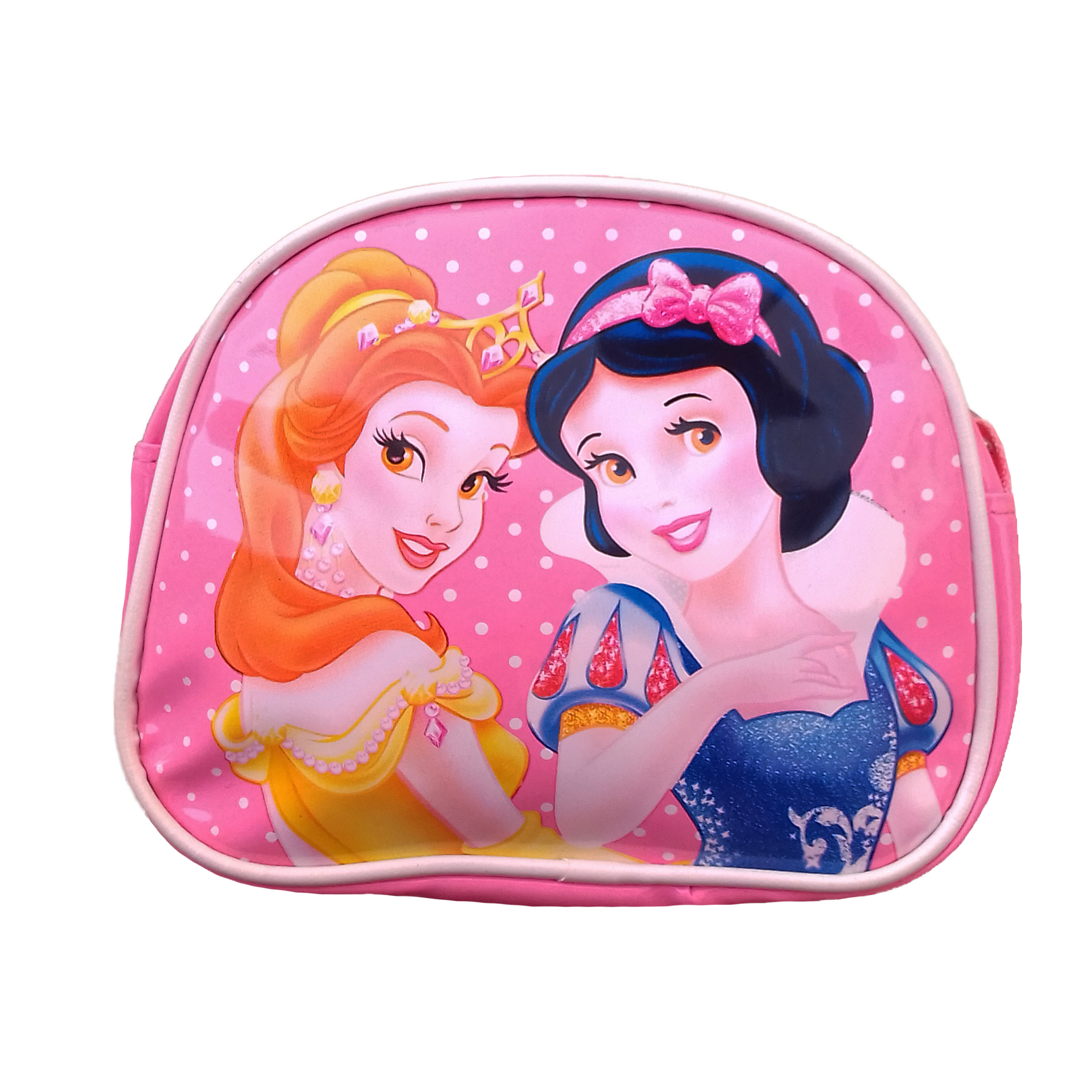 کیف رودوشی بچگانه مدل ورنی طرح سیندرلا کد 10