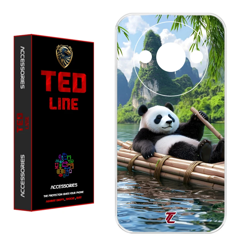 کاور تدلاین طرح پاندا کد 1162 مناسب برای گوشی موبایل شیائومی Redmi A3