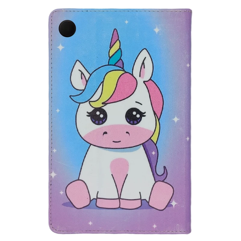 کیف کلاسوری مدل یونی کورن کد G-091 مناسب برای تبلت سامسونگ Galaxy Tab A9 / X115