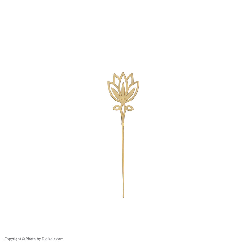 گل سینه طلا 18 عیار زنانه مدل لوتوس 1