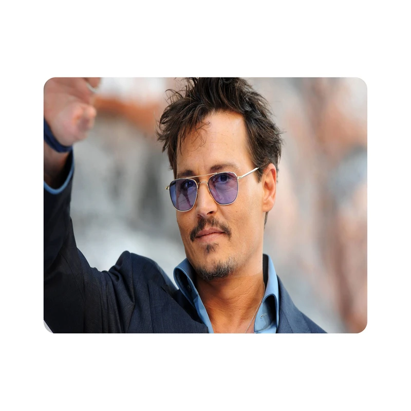 ماوس پد اطلس آبی طرح بازیگر جانی دپ مدل T5939