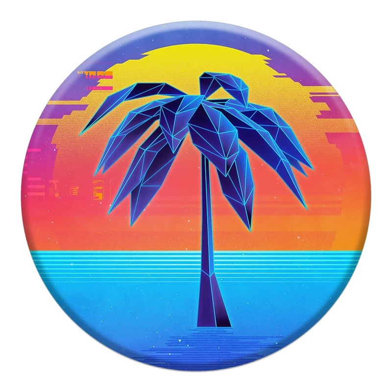 برچسب موبایل مدل coconut tree مناسب برای پایه نگهدارنده مغناطیسی