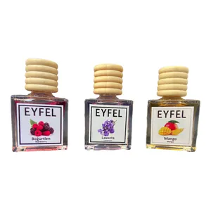 خوشبوکننده هوا خودرو ایفل مدل انبه و شاتوت و لوندر کد Mango-Blackberry-Lavender حجم 10 میلی لیتر بسته 3 عددی