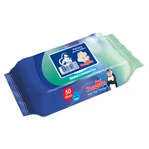 دستمال مرطوب حیوانات خانگی مستر پنگوئن مدل Scented بسته 50 عددی