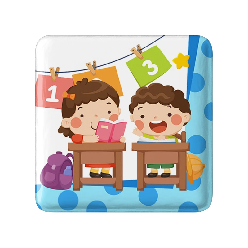 پیکسل خندالو طرح بازگشت به مدرسه مدل مربعی کد 30062