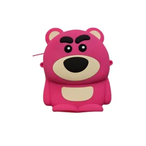 کیف دوشی بچگانه مدل سیلیکونی طرح خرس