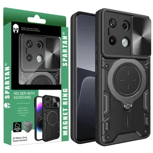 Spartan Magic Ring Cover For Xiaomi Redmi Note 13 Pro 4G / Poco M6 Pro 4G