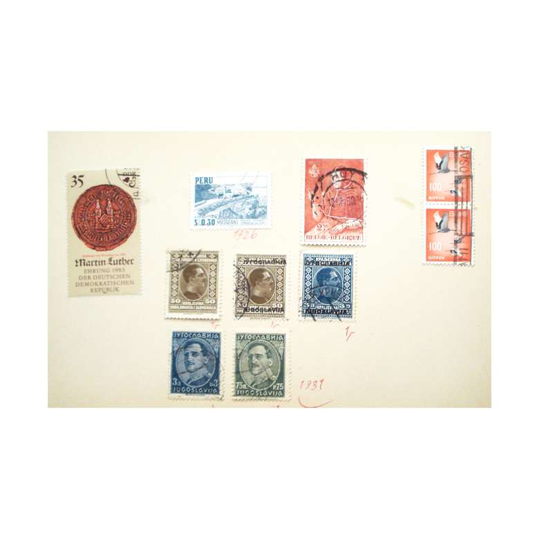 تمبر یادگاری مدل مشاهیر آلمان کد DS1957 مجموعه 10 عددی