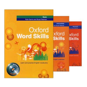 کتاب Oxford Word Skills اثر Ruth Gairns and Stuart Redman انتشارات هدف نوین 3 جلدی