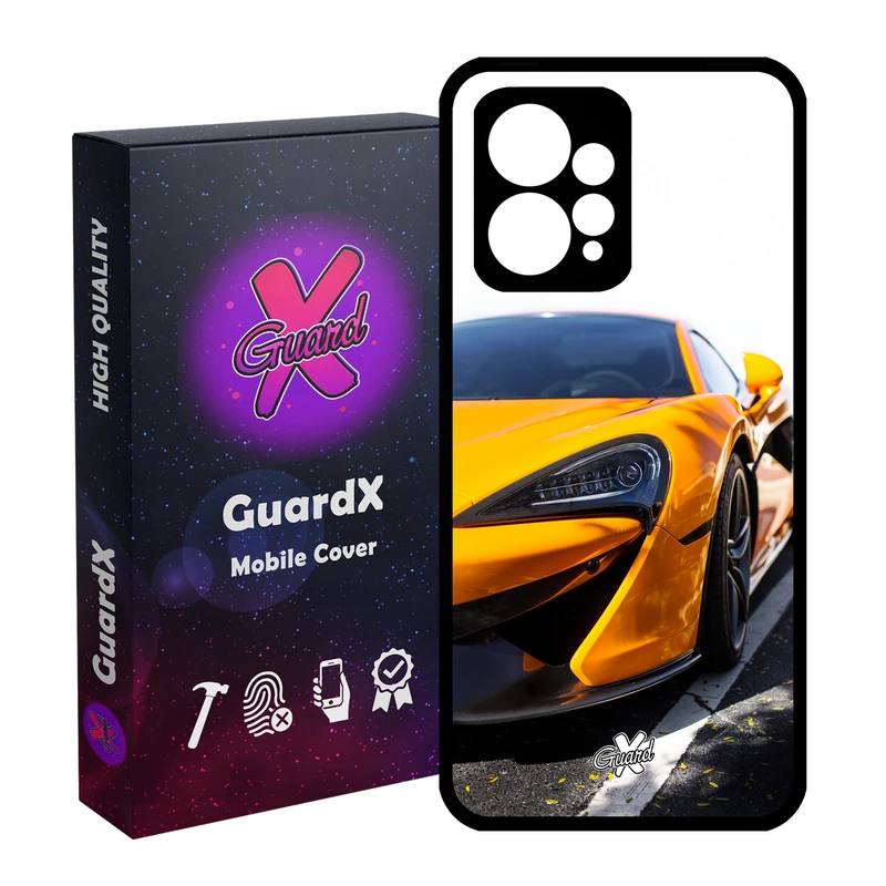 کاور گارد ایکس طرح خودرو مدل Glass10193 مناسب برای گوشی موبایل شیائومی Redmi Note 12 4G