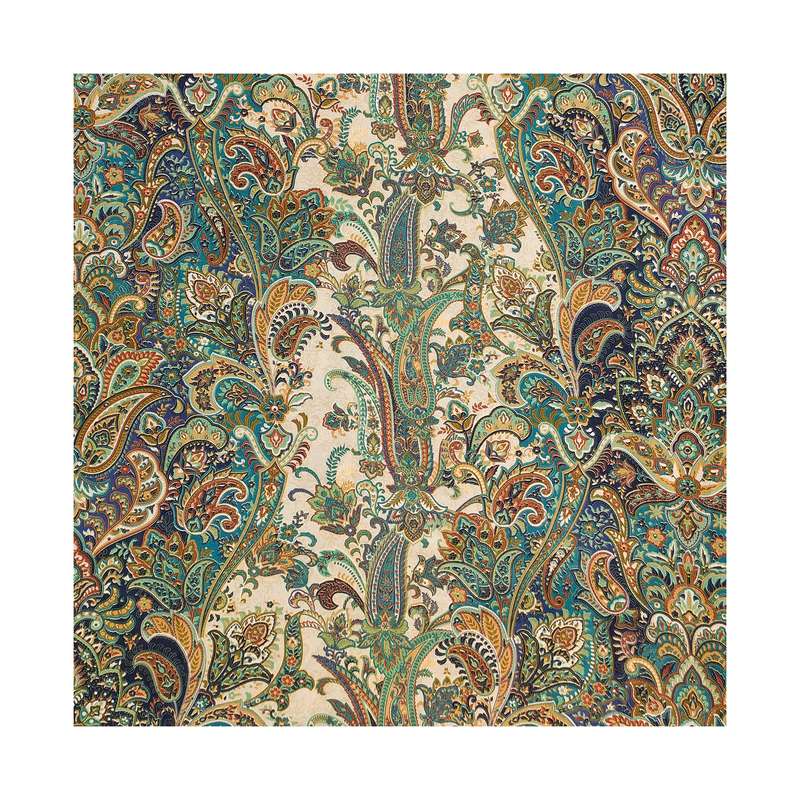 ملحفه آدنو مدل خاتم کد IR77 یک نفره سایز 140x250 سانتی متر