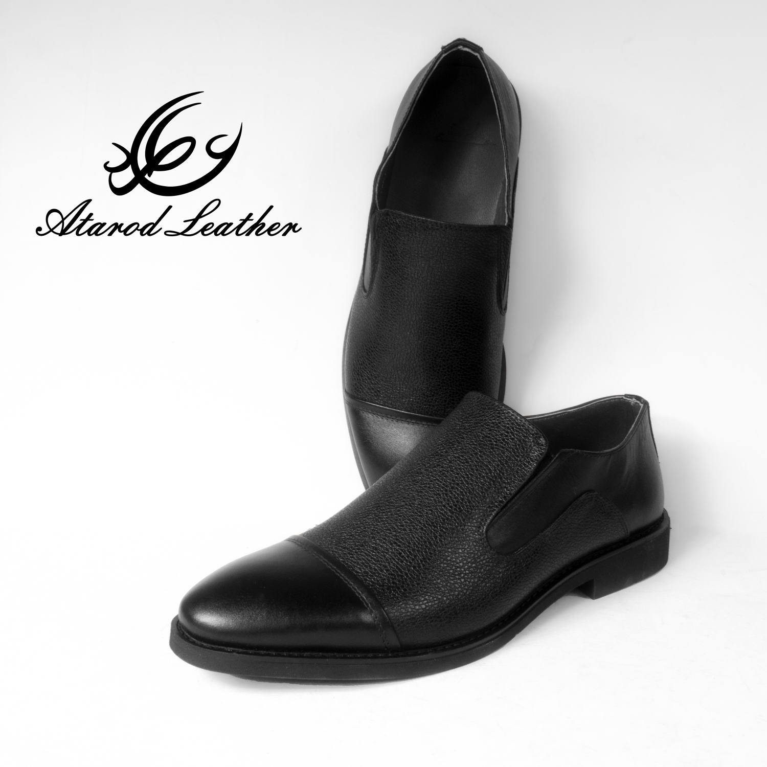 کفش مردانه چرم عطارد مدل چرم طبیعی کد SH79 -  - 5