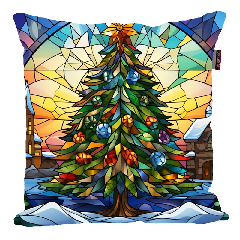 کوسن پاد آفرین مدل کریسمس طرح فانتزی کد PK30758