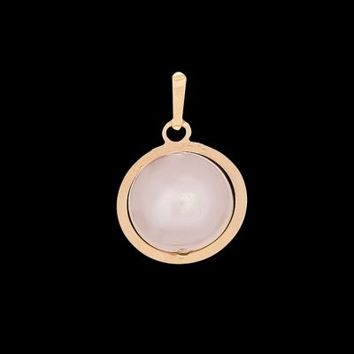آویز گردنبند طلا 18 عیار زنانه ناریا طرح مروارید کد SH5-2