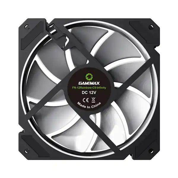 فن کیس گیم مکس مدل C9 Rainbow Infinity