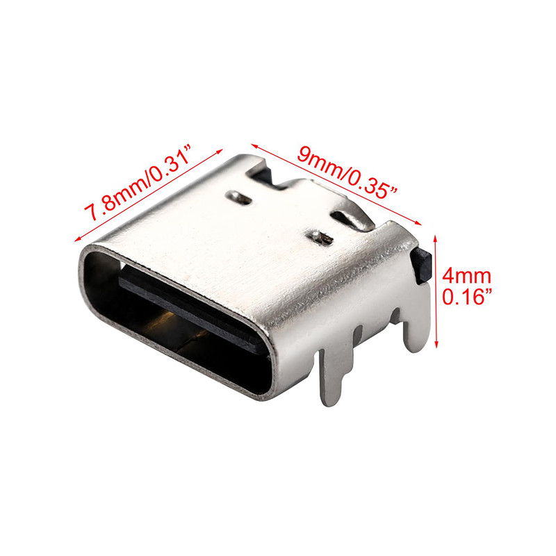 كانكتور مادگی USB-C مدل 16Pin-USB3.1