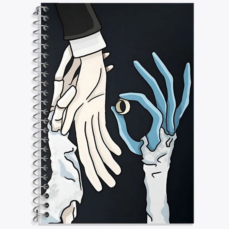 دفتر نت موسیقی 50 برگ خندالو طرح عروس مردگان (Corpse Bride) کد F6804