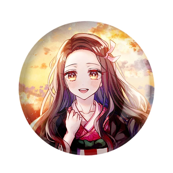 پیکسل خندالو مدل نزوکو انیمه دختر کد 12136