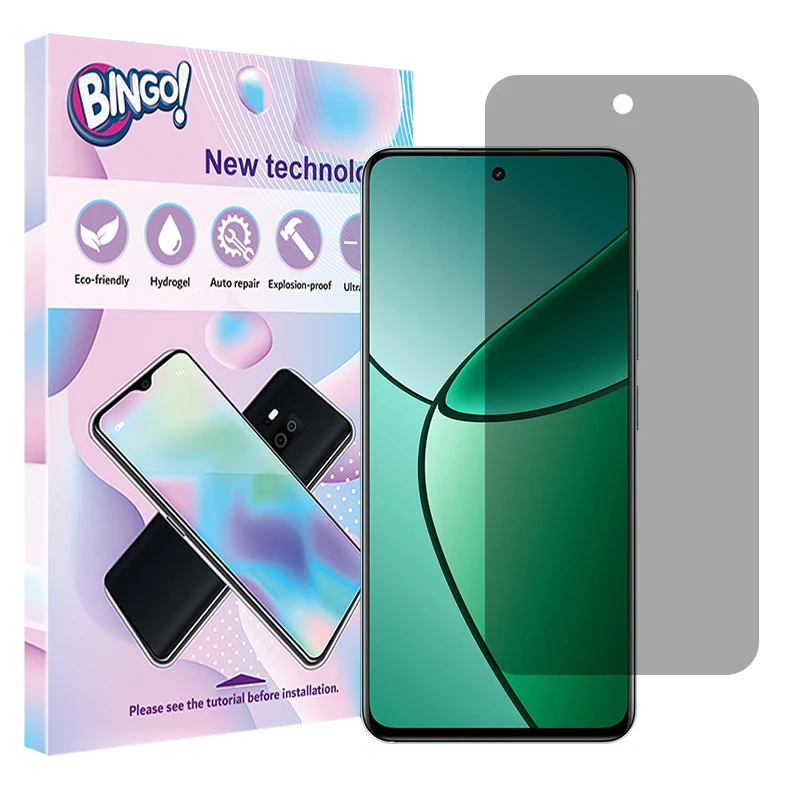 محافظ صفحه نمایش حریم شخصی بینگو مدل Tough مناسب برای گوشی موبایل ریلمی 12 Plus