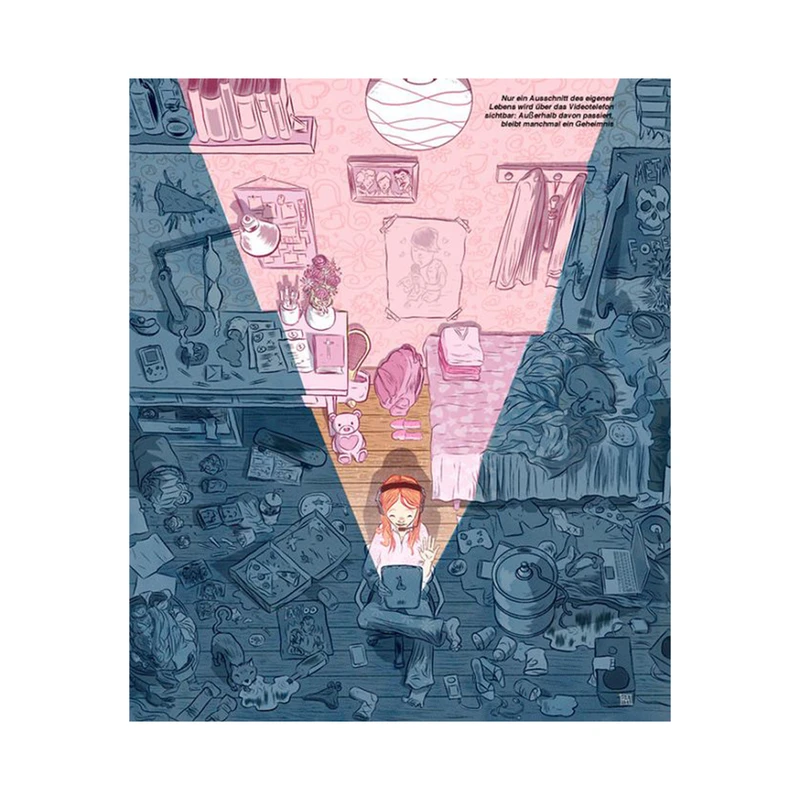 استیکر لپ تاپ و موبایل مدل انیمه طرح دختر انیمه ای بامزه cute anime girl کد 1044