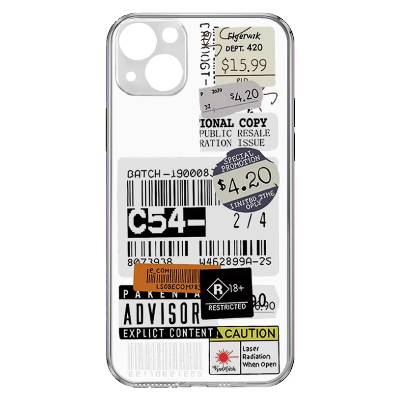 کاور طرح Barcode مناسب برای گوشی موبایل اپل iPhone 13