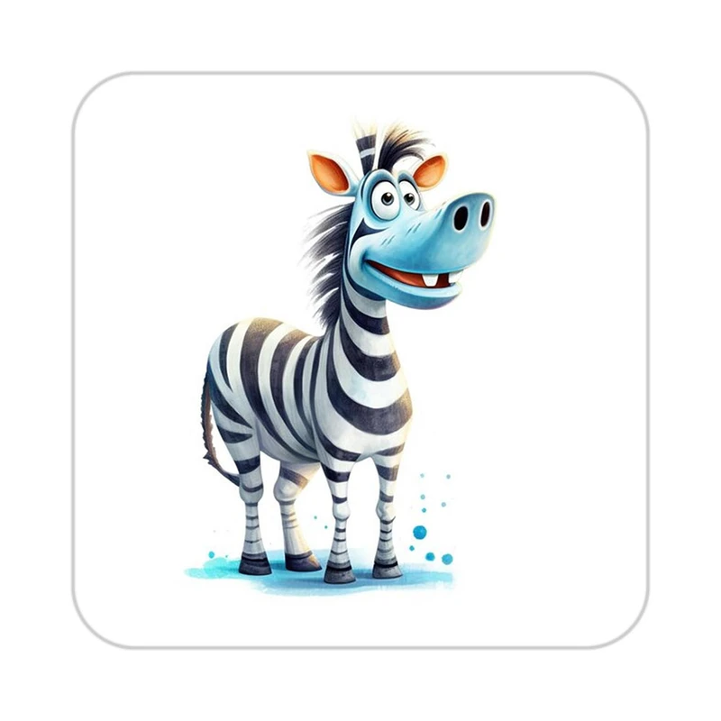 زیر لیوانی کاکتی طرح حیوانات کارتونی مدل mp27703