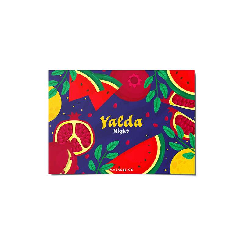 کارت پستال ماسا دیزاین مدل venus019 طرح شب یلدا