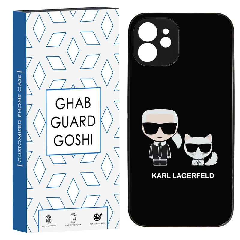 کاور قاب گارد گوشی طرح karl کد TPU-042 مناسب برای گوشی موبایل اپل Iphone 12 