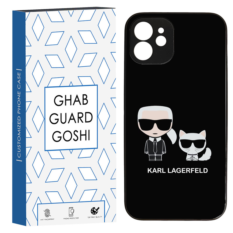 کاور قاب گارد گوشی طرح karl کد TPU-042 مناسب برای گوشی موبایل اپل Iphone 12 