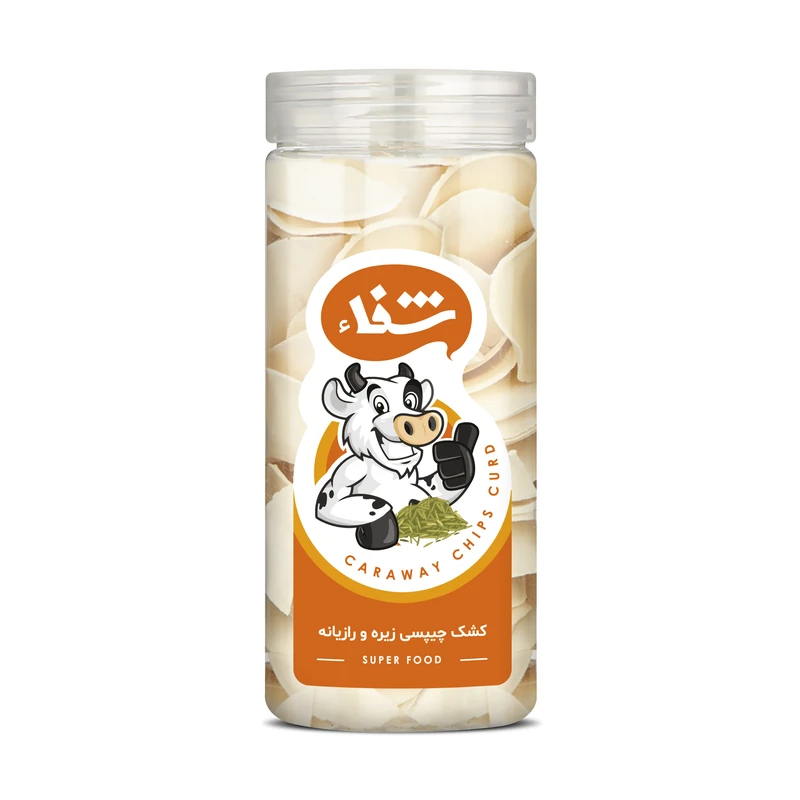 کشک چیپسی زیره و رازیانه شفاء بجستان - 100 گرم